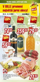 Billa npojov letk, strana 1 